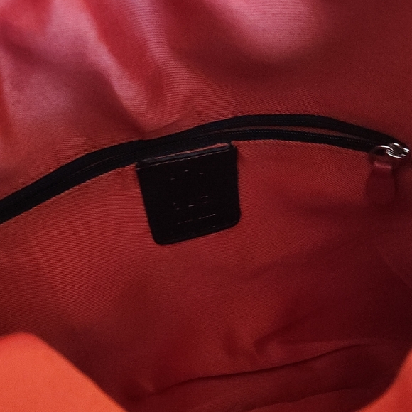 Black and Red Women's Leather Bag - Picture 7 of 10